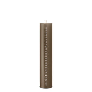 Kalenderlys fra Ester og Erik – Hazelnut (5 cm.)