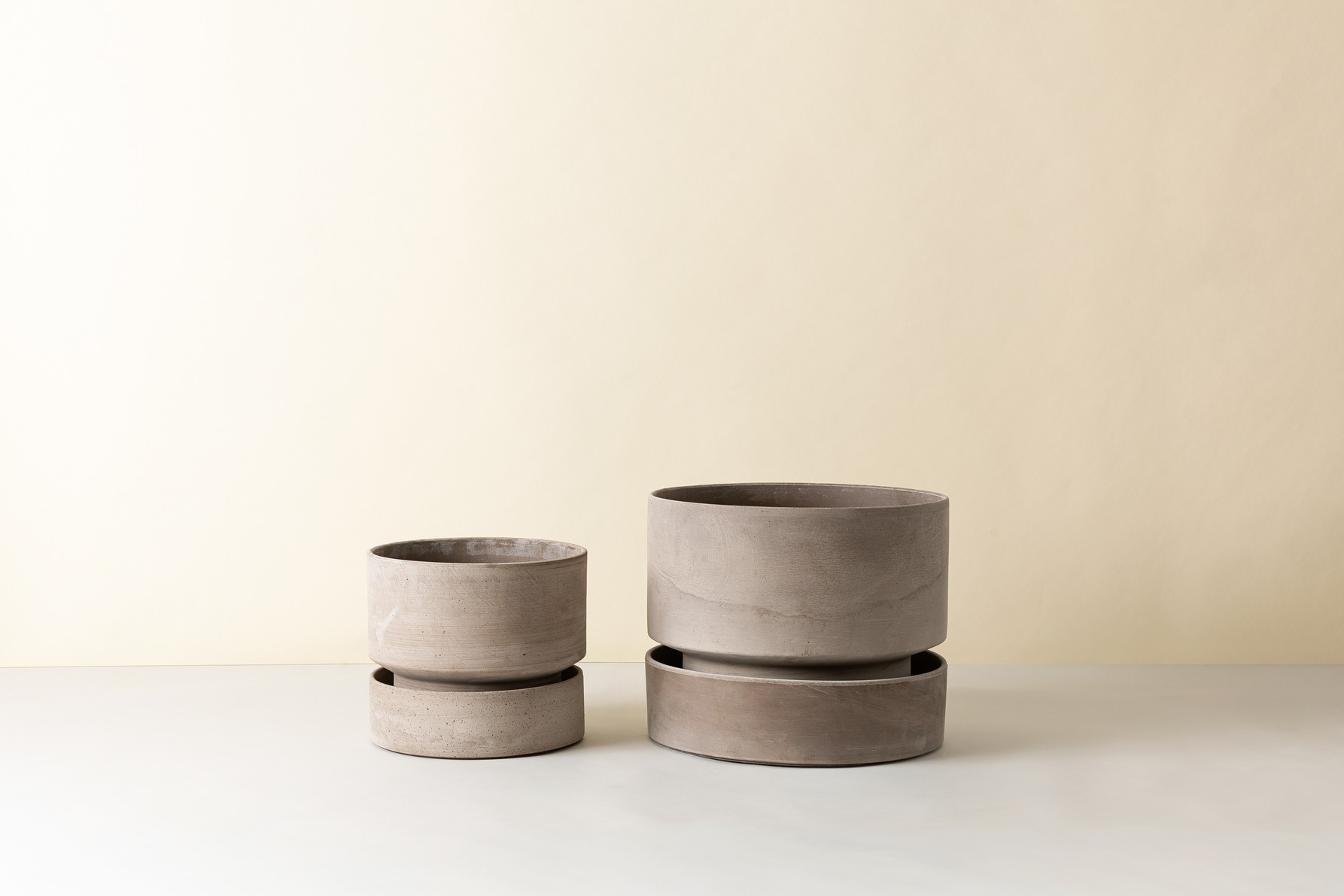 Hoff Rå Underskål | Bergs Potter - Rå Grå (Lav model) (Kopier) - Billede 3