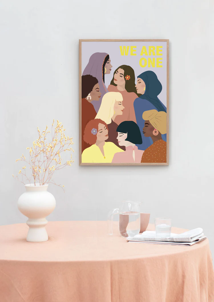 Print fra VISSEVASSE – We are one (50 x 70 cm)
