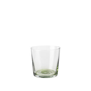 Drikkeglas “Hue” –  Klar olivengrøn