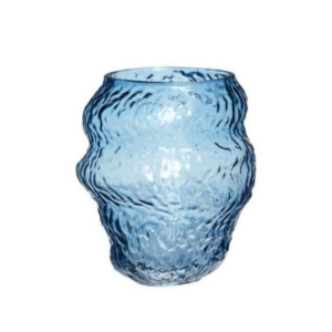 Vase “Aurora” fra Hübsch – Blå
