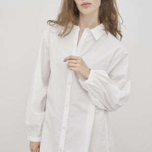 CARE BY ME | Løs skjorte “Laura” – Nordisk Grå