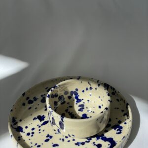 Lille skål fra Handmade by Marle – blue ink