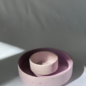Lille skål fra Handmade by Marle – Purple Stain