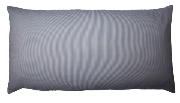 Pudebetræk – Stribet blå (50×90 cm)