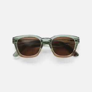 Solbriller fra OjeOje – Grøn/Sand (Model D)