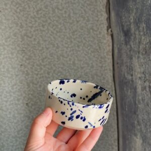 Lille skål fra Handmade by Marle – blue ink