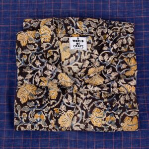 Kimono “Yellow Poppy” fra Afroart – Multifarvet (One Size)