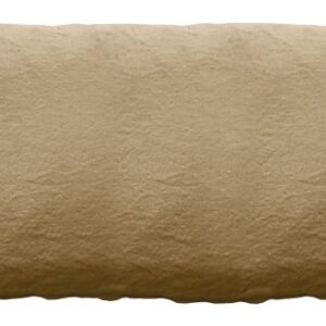Danskproduceret pude i økologisk linen – Camel (50×90 cm)