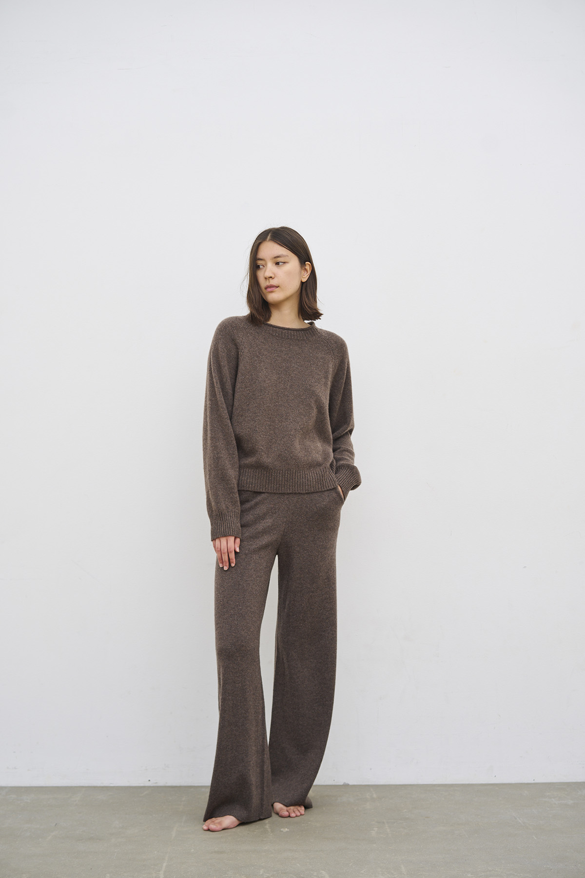 Eline Sweater fra Care By Me - Støvet blå - Billede 2