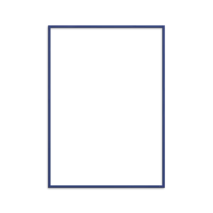 Træramme – Blå (50 x 70 cm)