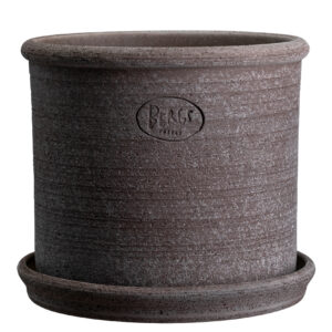 Potte “Modena” fra Bergs Potter – Rå grå (40 cm) (inkl. underskål)