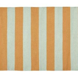 Liv Interior gulvtæppe – Siesta (Mint/Orange) (140x200cm)