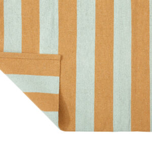 Liv Interior gulvtæppe – Siesta (Mint/Orange) (140x200cm)