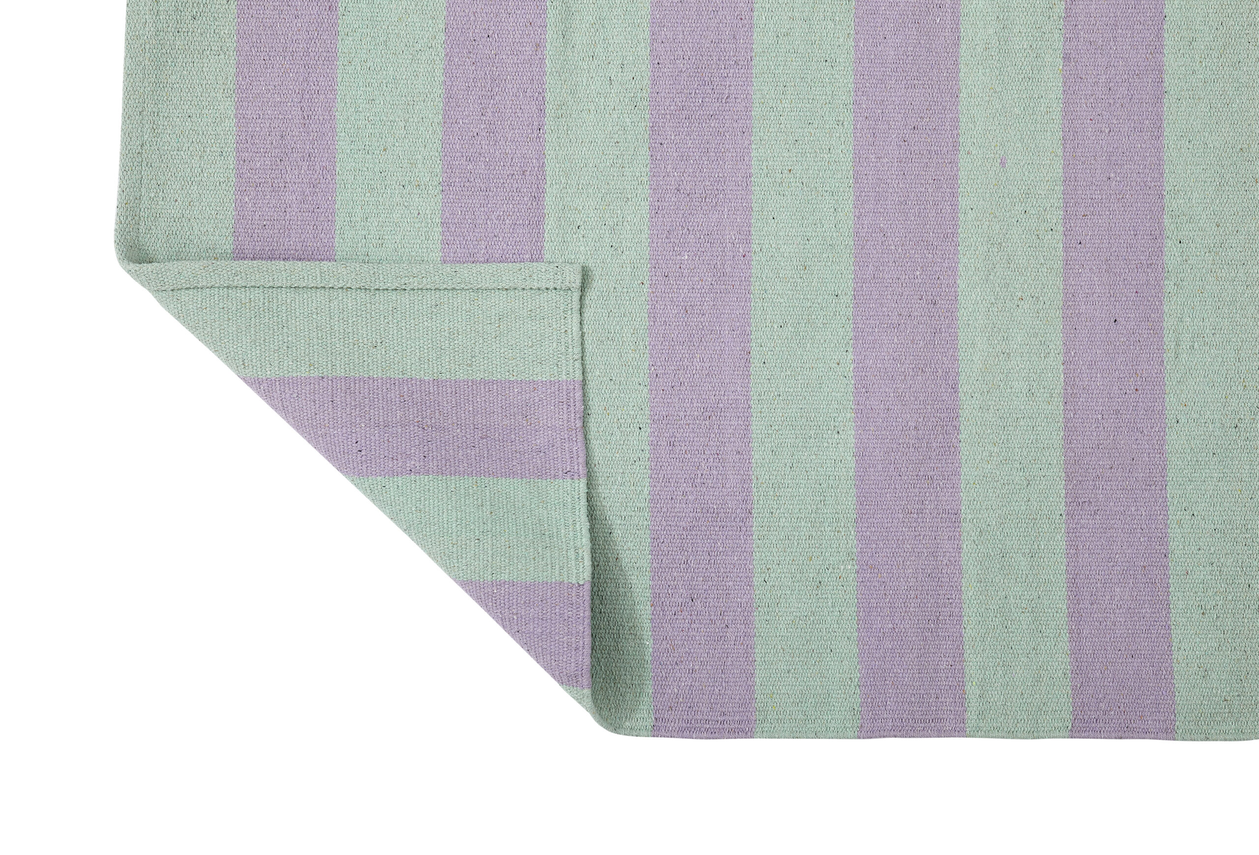 Liv Interior gulvtæppe - Siesta (Lilla/Mint) (140x200cm)