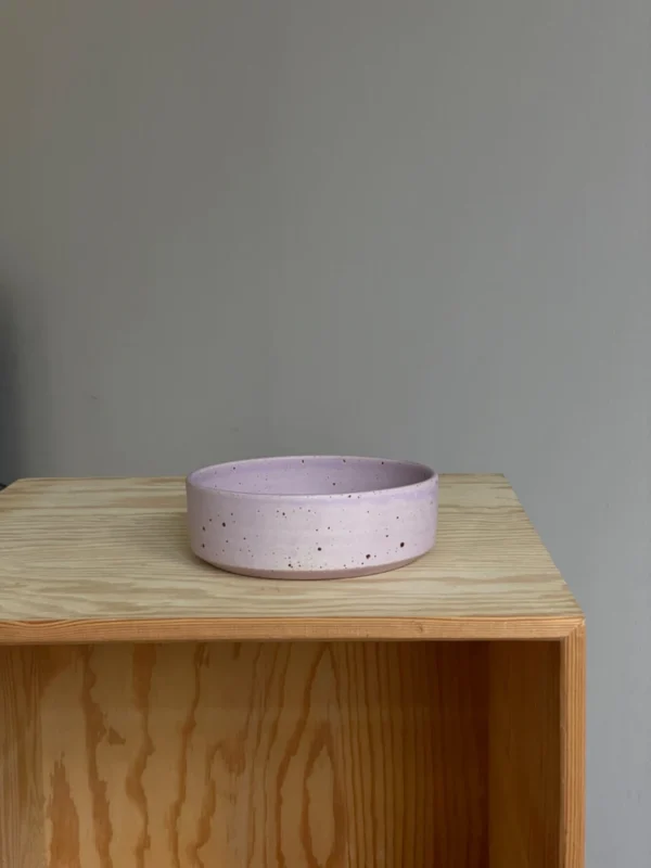 Mellem skål fra Handmade by Marle - Purple Stain
