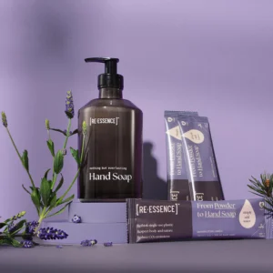 Re.Essence Håndsæbe – Gavesæt (Lavendel/Fyrrenål)