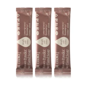 Re.Essence Håndsæbe – Refill Sæt (Citrongræs/Rosmarin/Cedertræ)