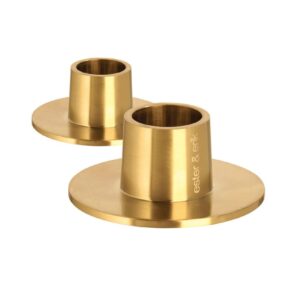 Lysestage fra Ester og Erik 2 stk. (Guld)