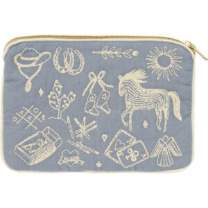 Habiba Mini clutch/pung – Polly (Lyseblå)