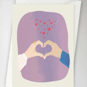 Anledningskort fra VISSEVASSE – I heart you