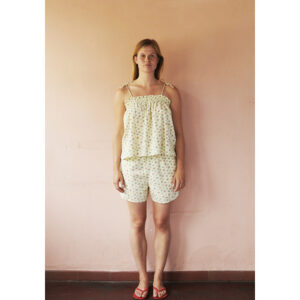 Habiba Shorts – Little Bow (Vanilje)