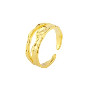 WIOGA ring – Peonia (Guld)