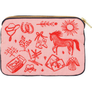 Habiba Mini clutch/pung – Polly (Pink)