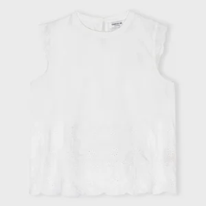 Care By Me | Leaf Top “Flora” – White