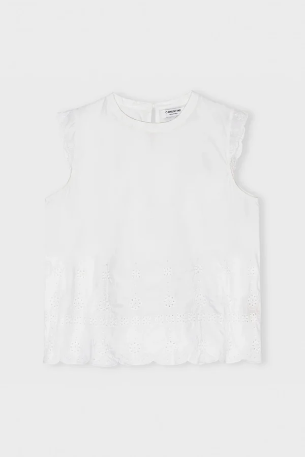Care By Me | Leaf Top "Flora" - White
