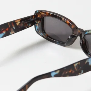 Solbriller fra OjeOje – Skildpadde Blå (Model H)