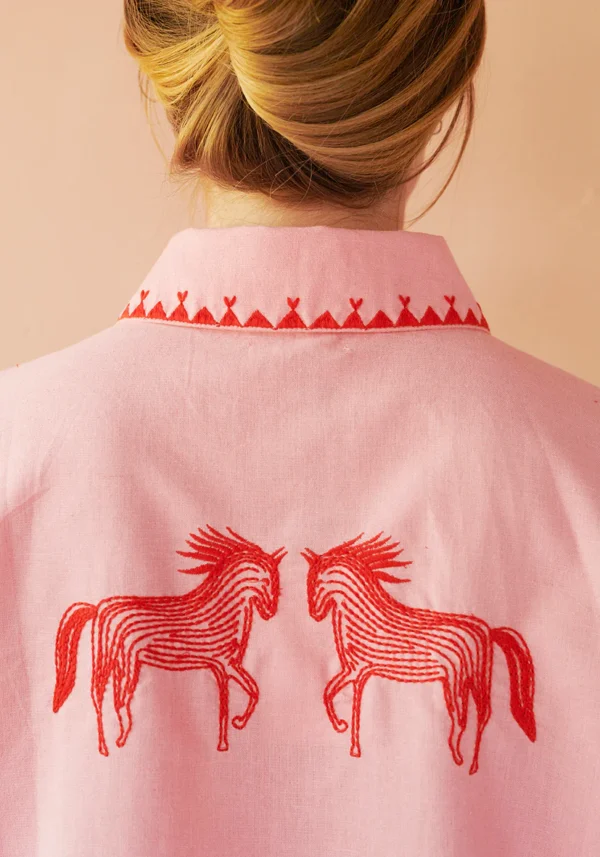 Habiba Skjorte - Polly (Pink) - Image 3