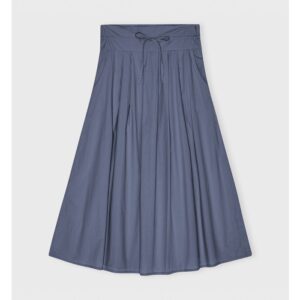 Care By Me | Pleated Skirt “Laura” – Dusty Blue
