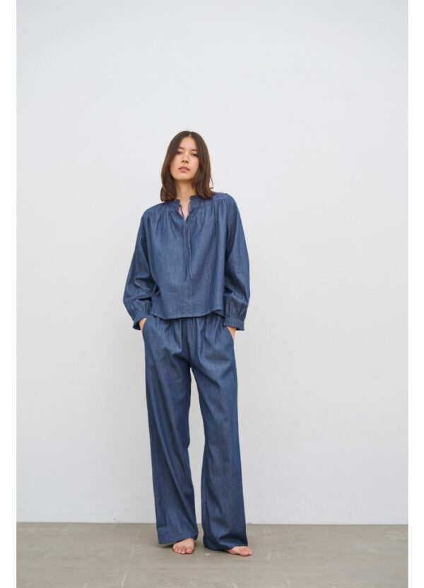 Care By Me | Casual Bukser "Joy" - Blue Denim - Image 2