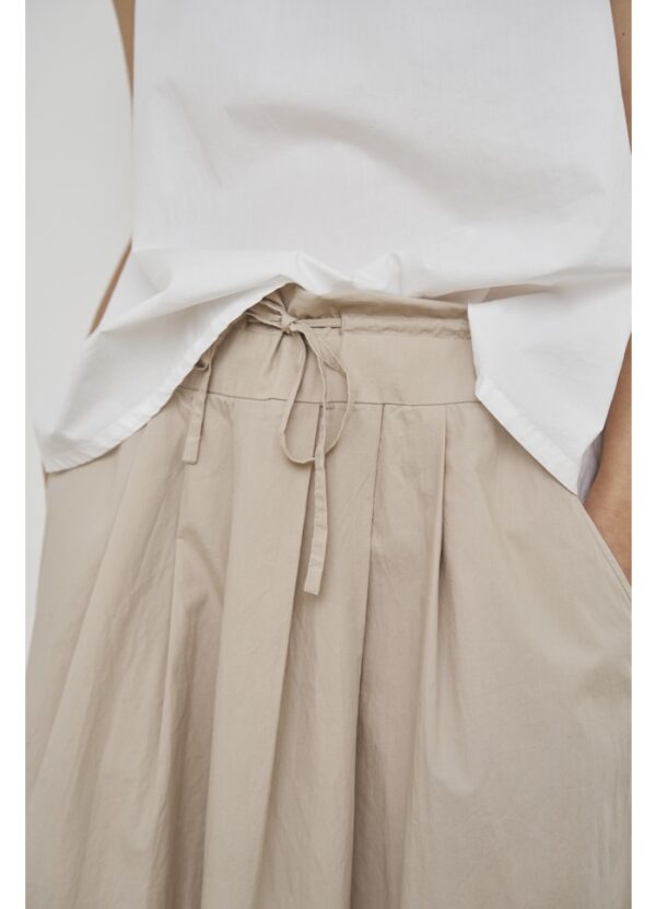 Care By Me | Pleated Skirt "Laura" - Dusty Blue - Image 3