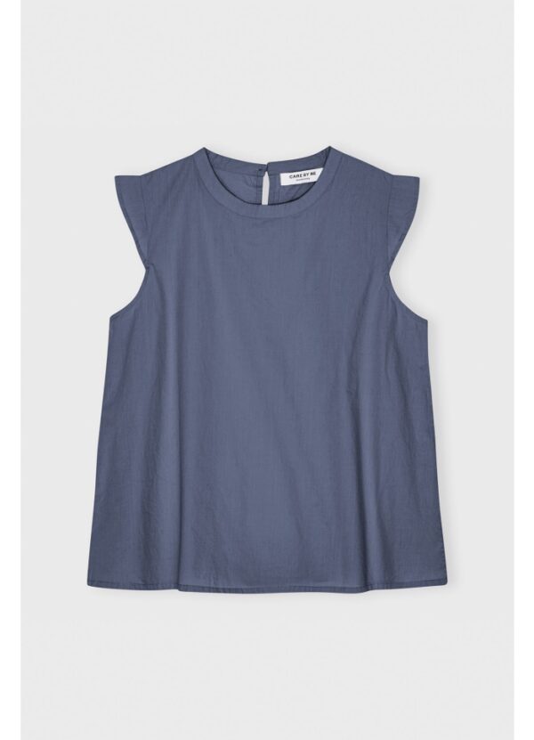 Care By Me | Leaf Top "Laura" - Dusty Blue