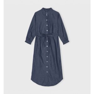Care By Me | Skjortekjole “Joy” – Blue Denim