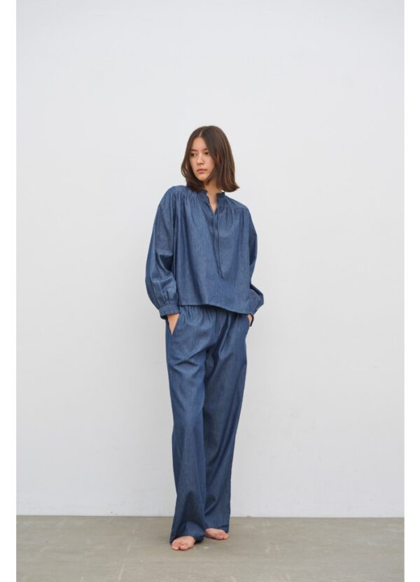 Care By Me | Skjorte "Joy" - Blue Denim - Image 3