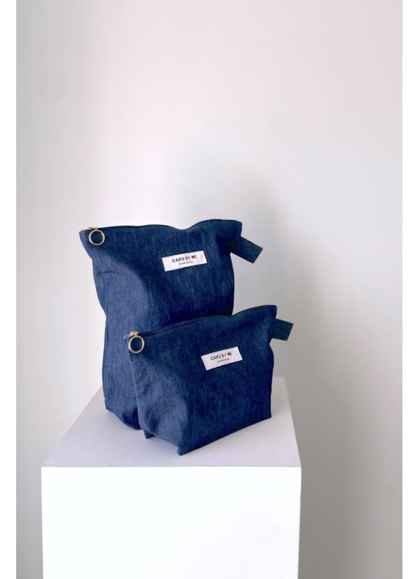 Pouch "Joy" fra Care By Me - Blue Denim (Lille)