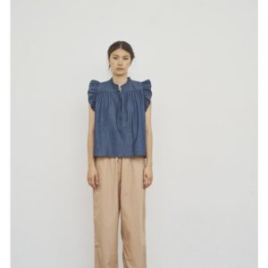 Care By Me | Top “Joy” – Blue Denim