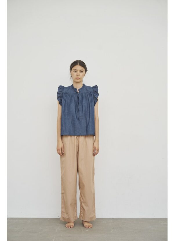 Care By Me | Top "Joy" - Blue Denim - Image 2