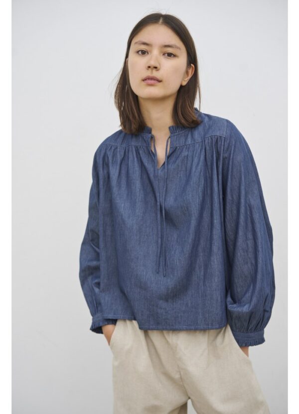 Care By Me | Skjorte "Joy" - Blue Denim - Image 2
