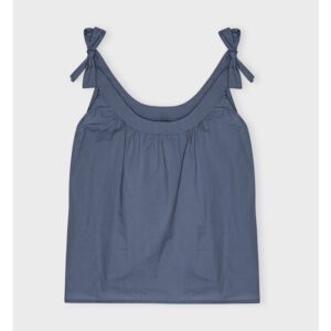 Laura Tie Top fra Care by Me – Dusty Blue