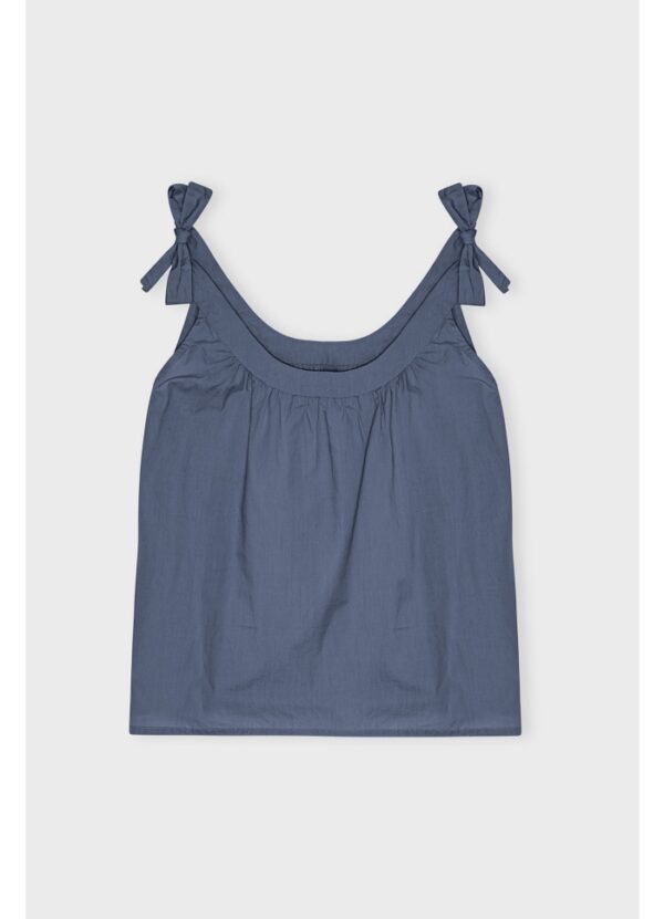 Laura Tie Top fra Care by Me - Dusty Blue