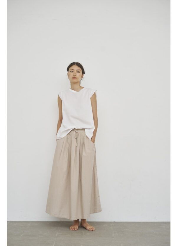 Care By Me | Pleated Skirt "Laura" - Dusty Blue - Image 2
