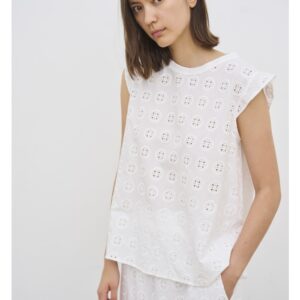 Care By Me | Leaf Top “Augusta” – White