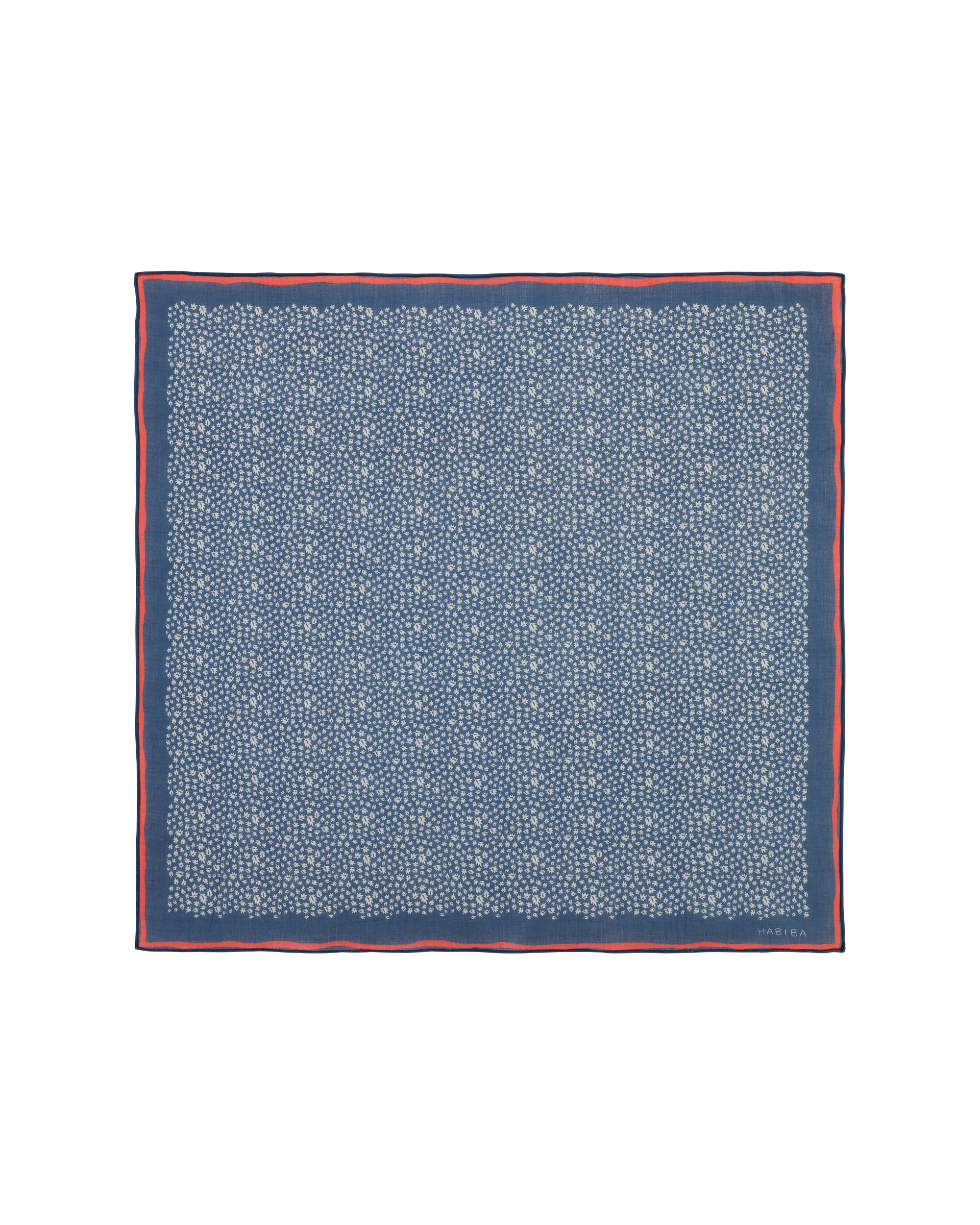 Habiba Bandana - Autum Leaf (Indigo) - Billede 2