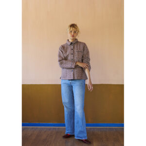 Habiba Quilted Jakke – Autumn Leaf (Burgundy)