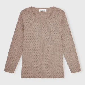 Care By Me | Langærmet T-Shirt “Clara” – Sand