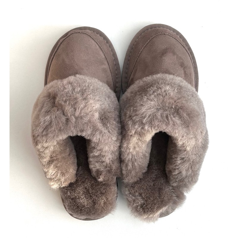 Slippers fra New Zealand Boots - Taupe - Billede 2